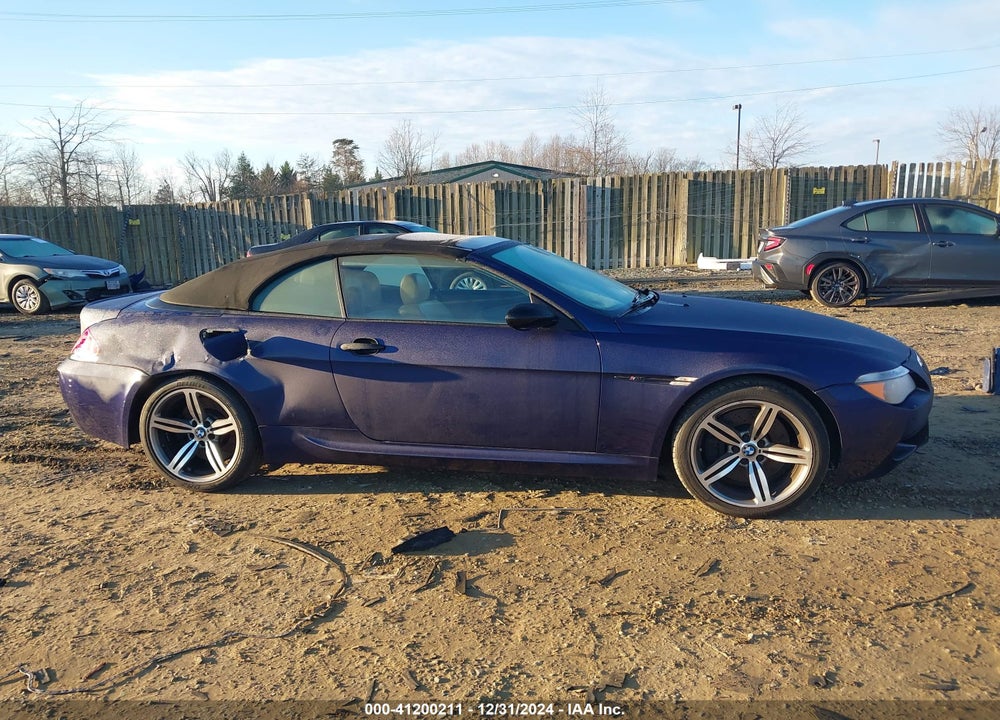 2007 BMW M6 VIN: WBSEK93517CY78680