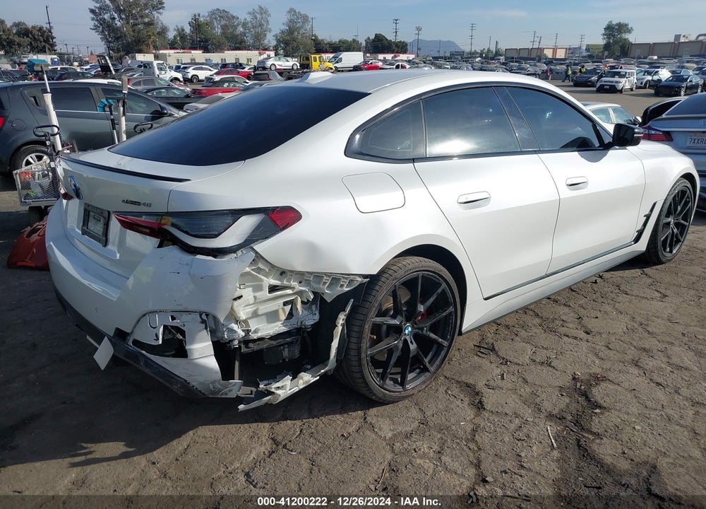 2023 BMW I4 EDRIVE40 VIN: WBY73AW01PFN81324