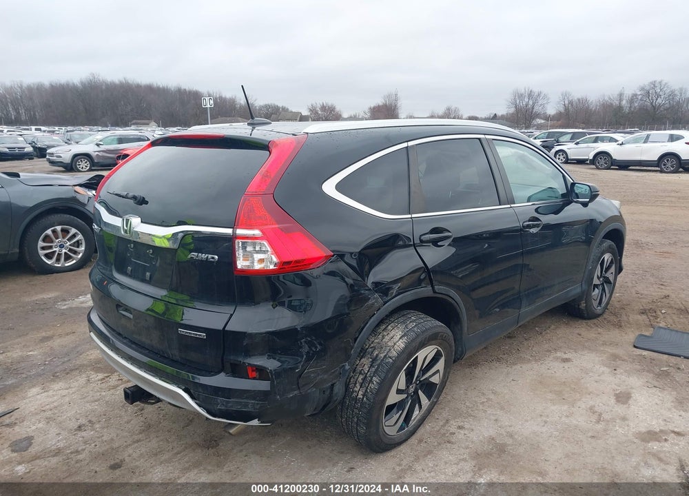 2016 HONDA CR-V TOURING VIN: 5J6RM4H95GL057349