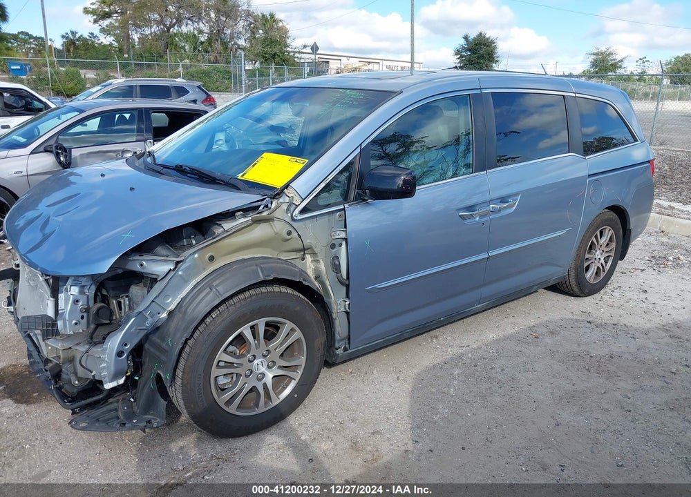 2012 HONDA ODYSSEY EX-L VIN: 5FNRL5H65CB036177