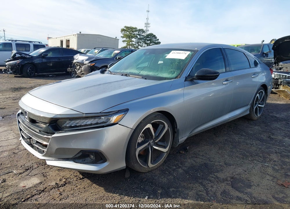 2022 HONDA ACCORD VIN: 1HGCV1F43NA039506