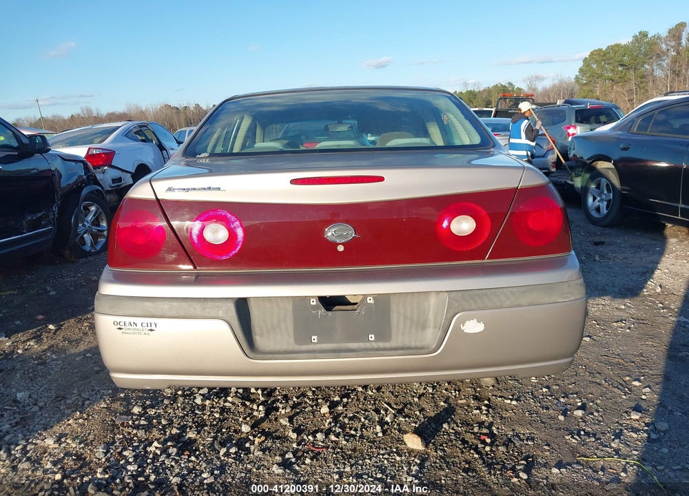 2003 CHEVROLET IMPALA VIN: 2G1WF52E839414693