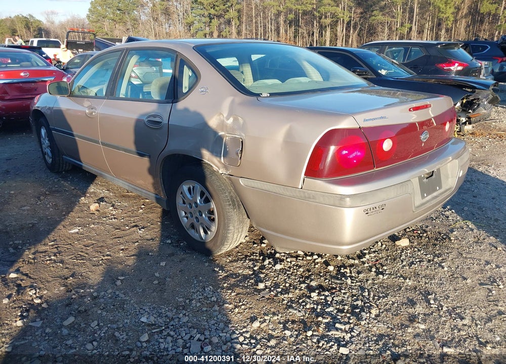 2003 CHEVROLET IMPALA VIN: 2G1WF52E839414693