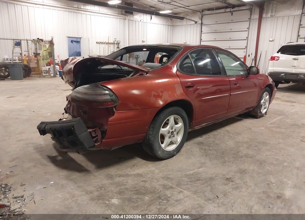2001 PONTIAC GRAND PRIX SE VIN: 1G2WK52J71F175923