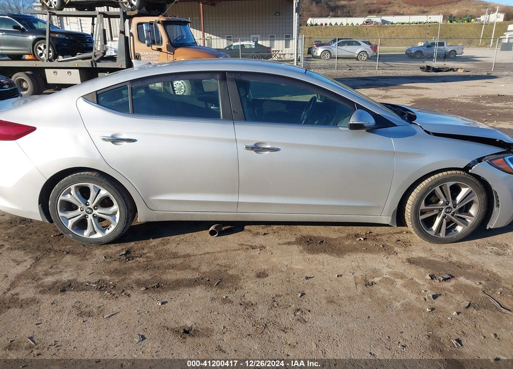 2017 HYUNDAI ELANTRA LIMITED VIN: 5NPD84LF2HH124562