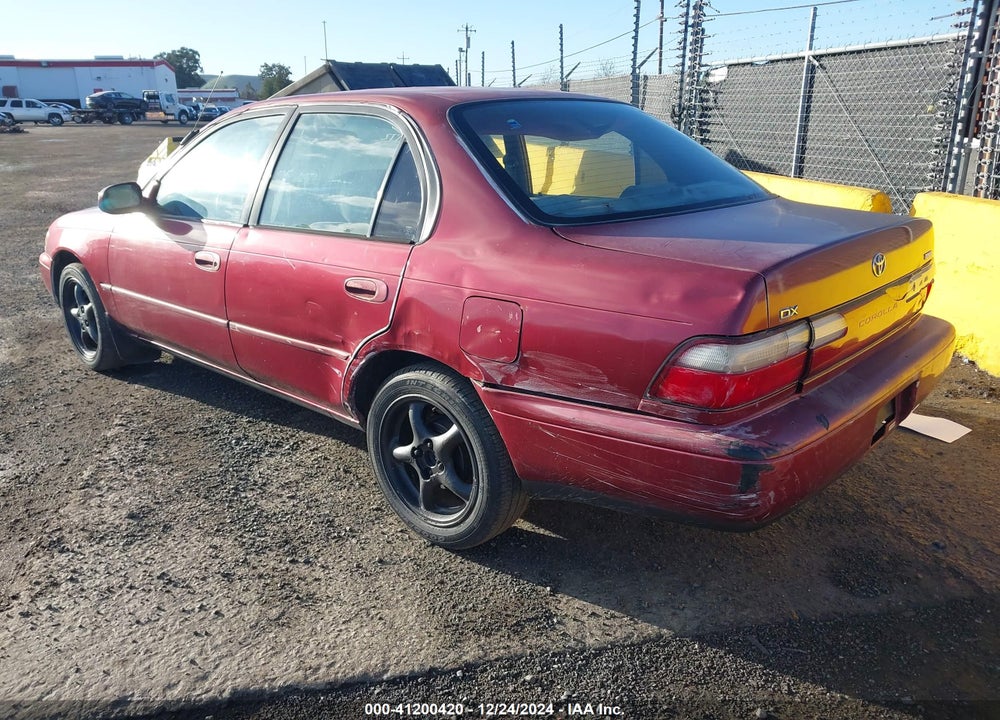 1996 TOYOTA COROLLA DX VIN: 1NXBB02E7TZ501147