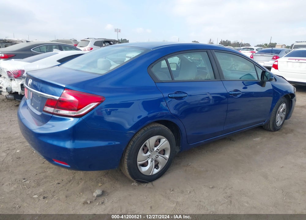 2013 HONDA CIVIC LX VIN: 19XFB2F59DE290240