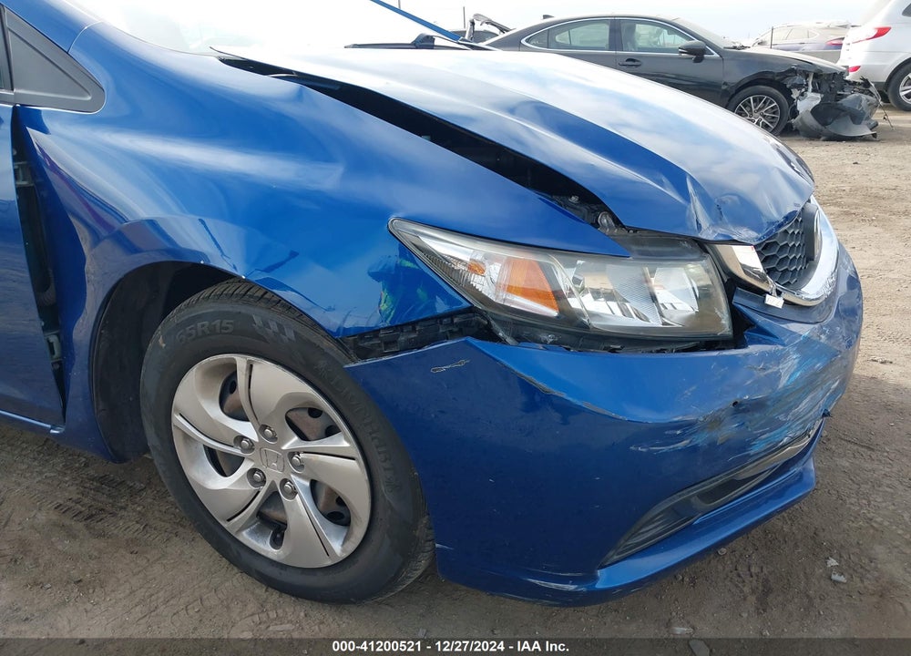 2013 HONDA CIVIC LX VIN: 19XFB2F59DE290240