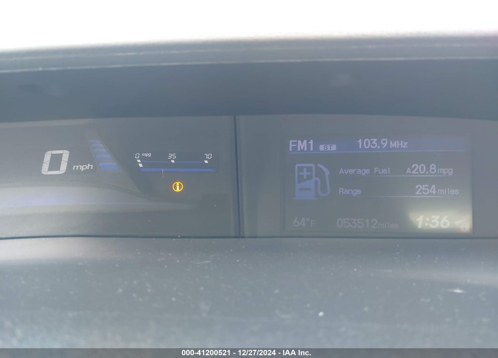 2013 HONDA CIVIC LX VIN: 19XFB2F59DE290240