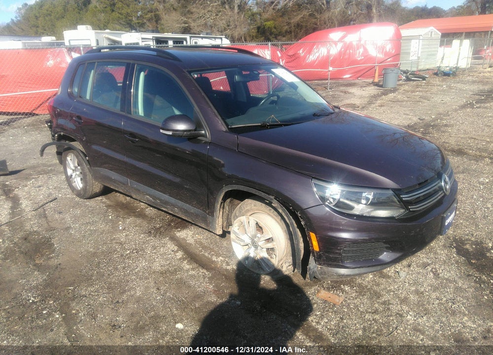 2016 VOLKSWAGEN TIGUAN S VIN: WVGAV7AX7GW603072