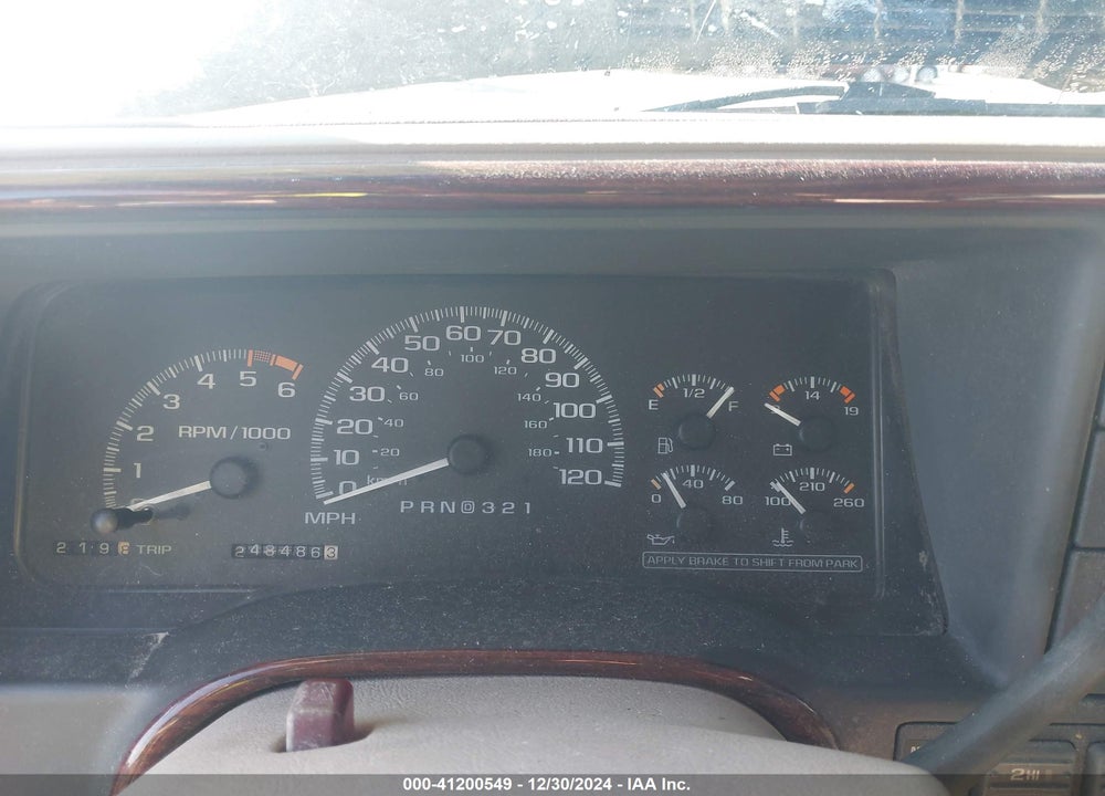 1999 CADILLAC ESCALADE STANDARD VIN: 1GYEK13R0XR410104