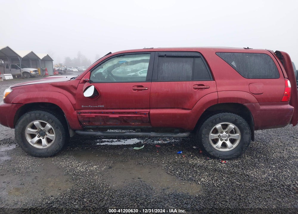 2006 TOYOTA 4RUNNER SR5 SPORT V6 VIN: JTEBU14R968055922
