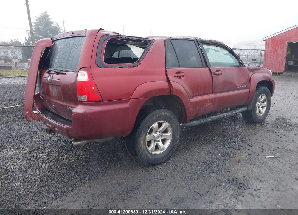 2006 TOYOTA 4RUNNER SR5 SPORT V6 VIN: JTEBU14R968055922