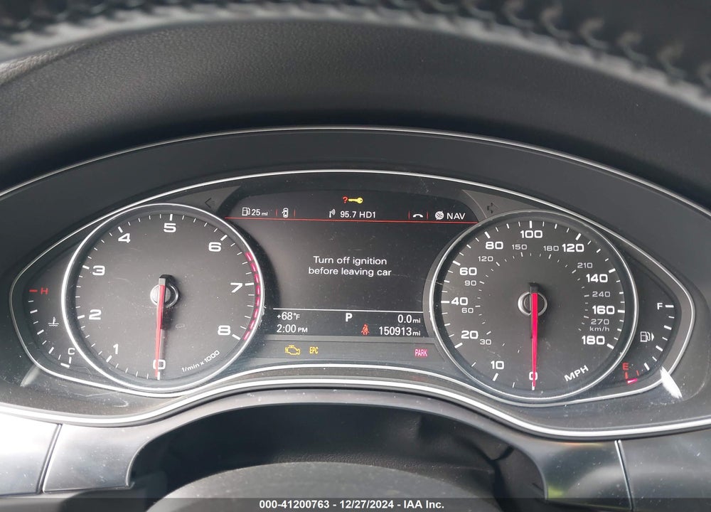 2013 AUDI A7 3.0T PREMIUM VIN: WAUYGAFC0DN084476