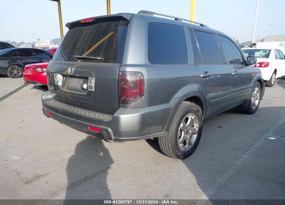 2007 HONDA PILOT EX-L VIN: 5FNYF28797B005725