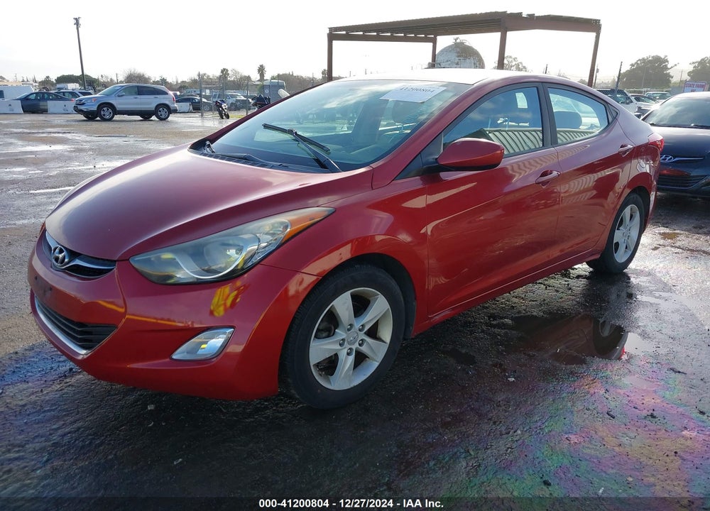 2013 HYUNDAI ELANTRA GLS VIN: KMHDH4AE8DU800924