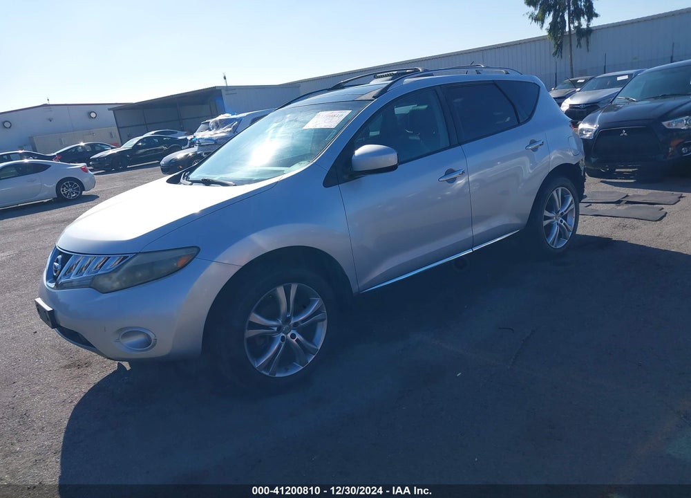 2009 NISSAN MURANO VIN: JN8AZ18W49W123579
