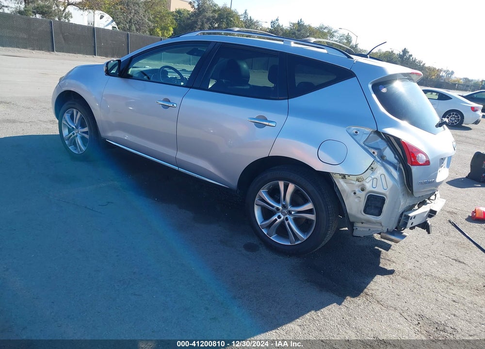 2009 NISSAN MURANO VIN: JN8AZ18W49W123579