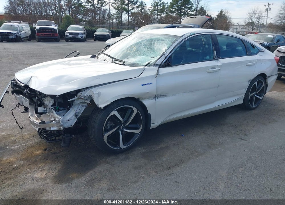 2022 HONDA ACCORD HYBRID SPORT VIN: 1HGCV3F22NA001078