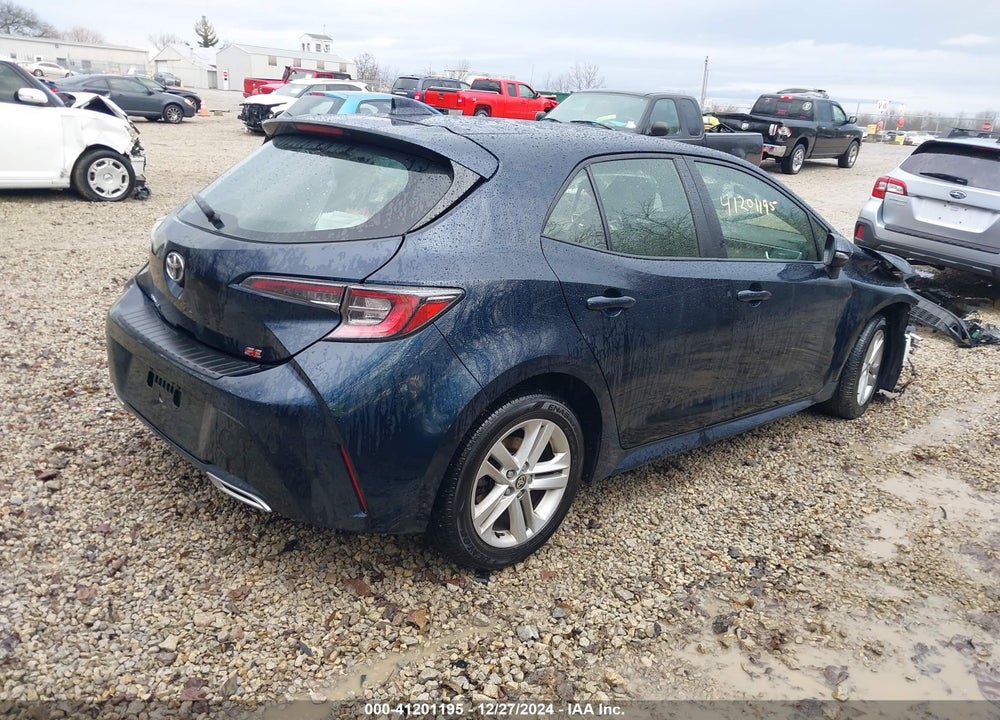 2019 TOYOTA COROLLA SE VIN: JTNK4RBE6K3060226