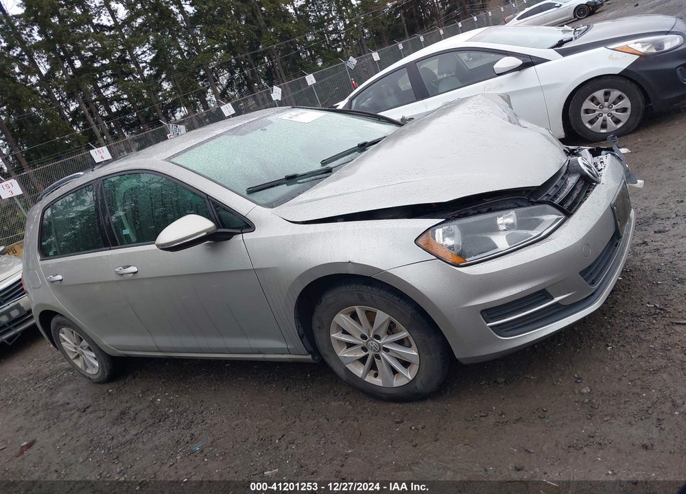 2015 VOLKSWAGEN GOLF TSI S 4-DOOR VIN: 3VW217AU4FM047731