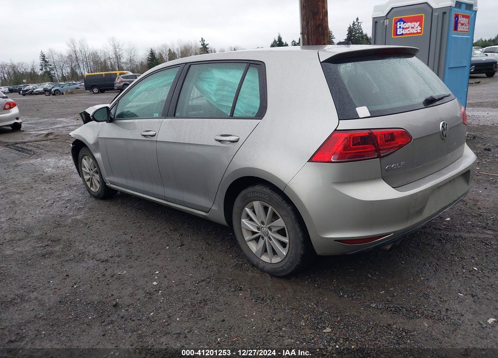 2015 VOLKSWAGEN GOLF TSI S 4-DOOR VIN: 3VW217AU4FM047731