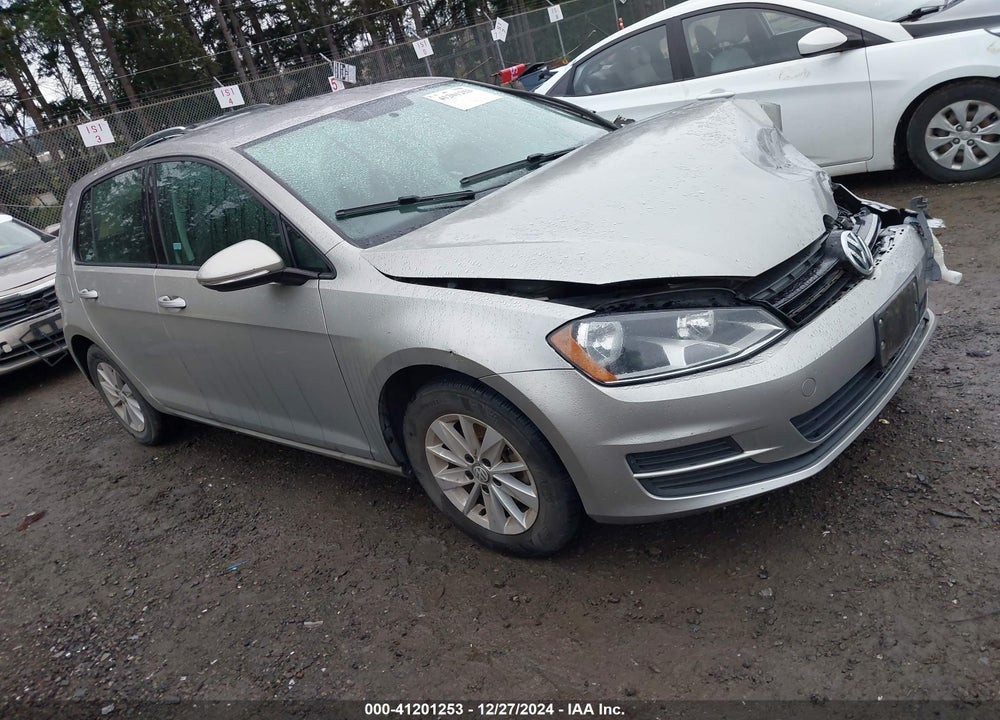 2015 VOLKSWAGEN GOLF TSI S 4-DOOR VIN: 3VW217AU4FM047731