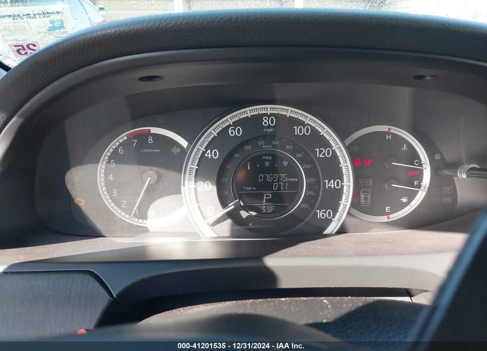 2013 HONDA ACCORD EX-L V-6 VIN: 1HGCR3F82DA042950