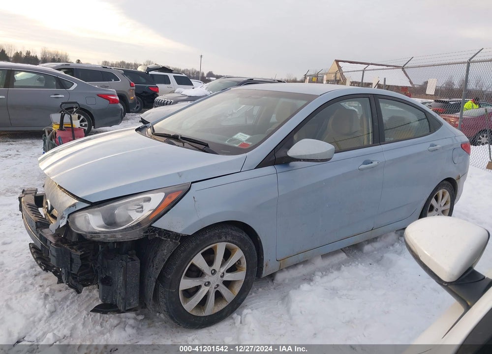 2012 HYUNDAI ACCENT VIN: KMHCU4AE0CU136236
