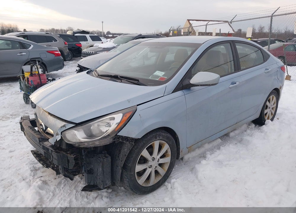2012 HYUNDAI ACCENT VIN: KMHCU4AE0CU136236
