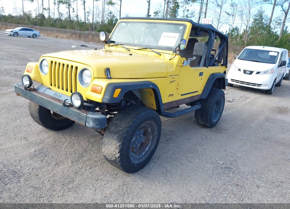 2000 JEEP WRANGLER SPORT VIN: 1J4FA49SXYP777592