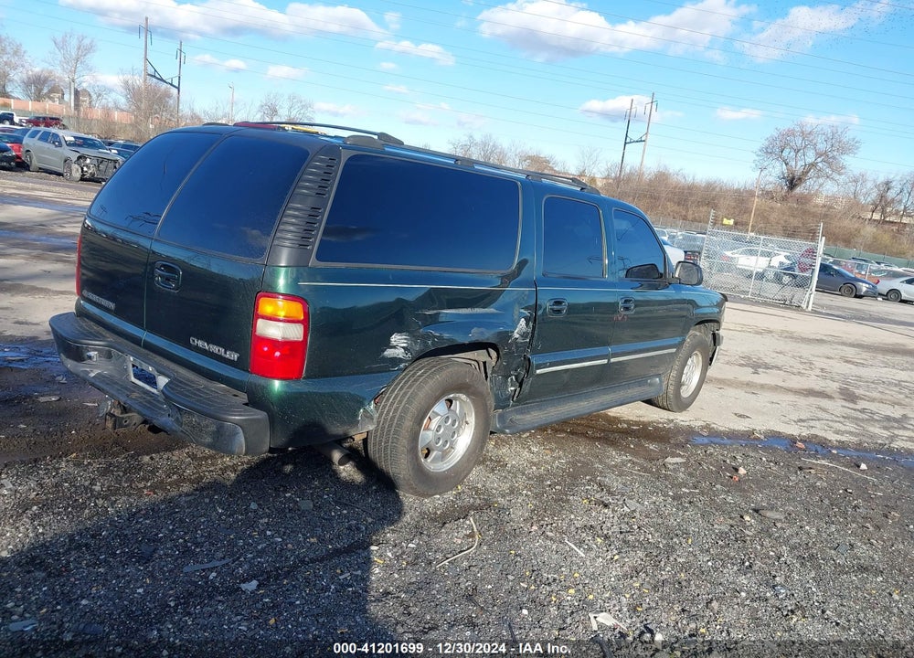 2001 CHEVROLET SUBURBAN 1500 LT VIN: 3GNFK16T01G212588