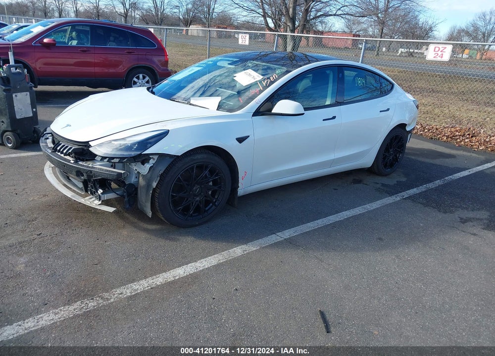 2022 TESLA MODEL 3 LONG RANGE DUAL MOTOR ALL-WHEEL DRIVE VIN: 5YJ3E1EB1NF107730