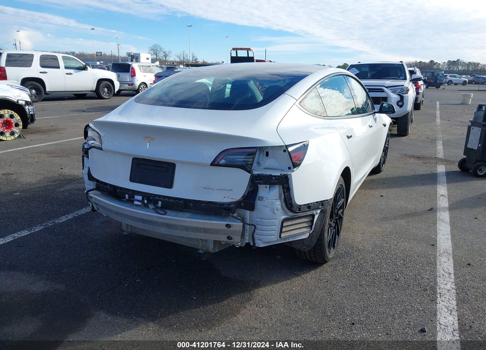 2022 TESLA MODEL 3 LONG RANGE DUAL MOTOR ALL-WHEEL DRIVE VIN: 5YJ3E1EB1NF107730