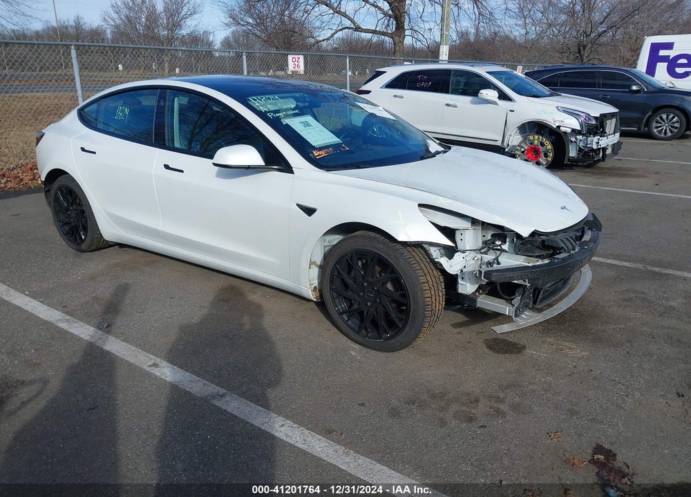 2022 TESLA MODEL 3 LONG RANGE DUAL MOTOR ALL-WHEEL DRIVE VIN: 5YJ3E1EB1NF107730