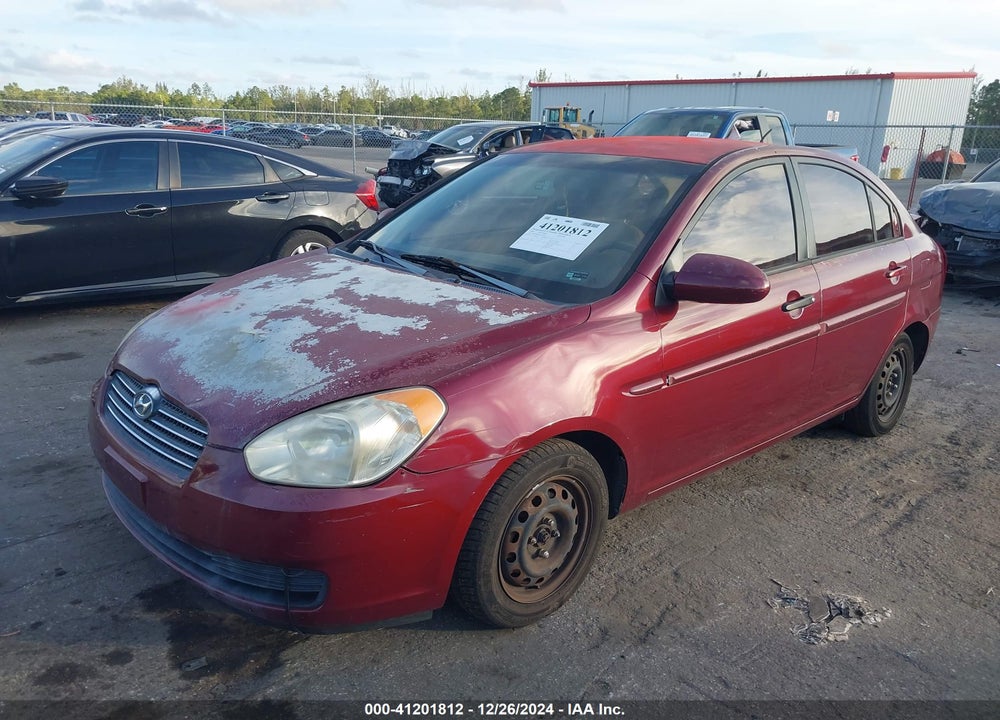 2008 HYUNDAI ACCENT VIN: KMHCN46C08U210234