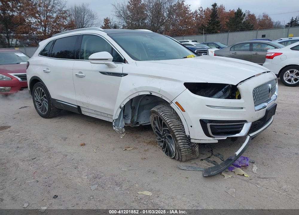 2019 LINCOLN NAUTILUS RESERVE VIN: 2LMPJ8L99KBL41628