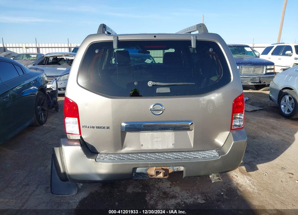2006 NISSAN PATHFINDER S VIN: 5N1AR18U36C684150