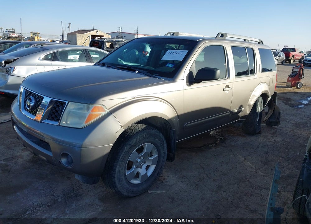 2006 NISSAN PATHFINDER S VIN: 5N1AR18U36C684150
