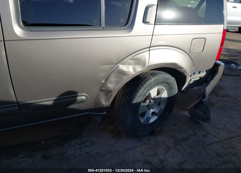 2006 NISSAN PATHFINDER S VIN: 5N1AR18U36C684150