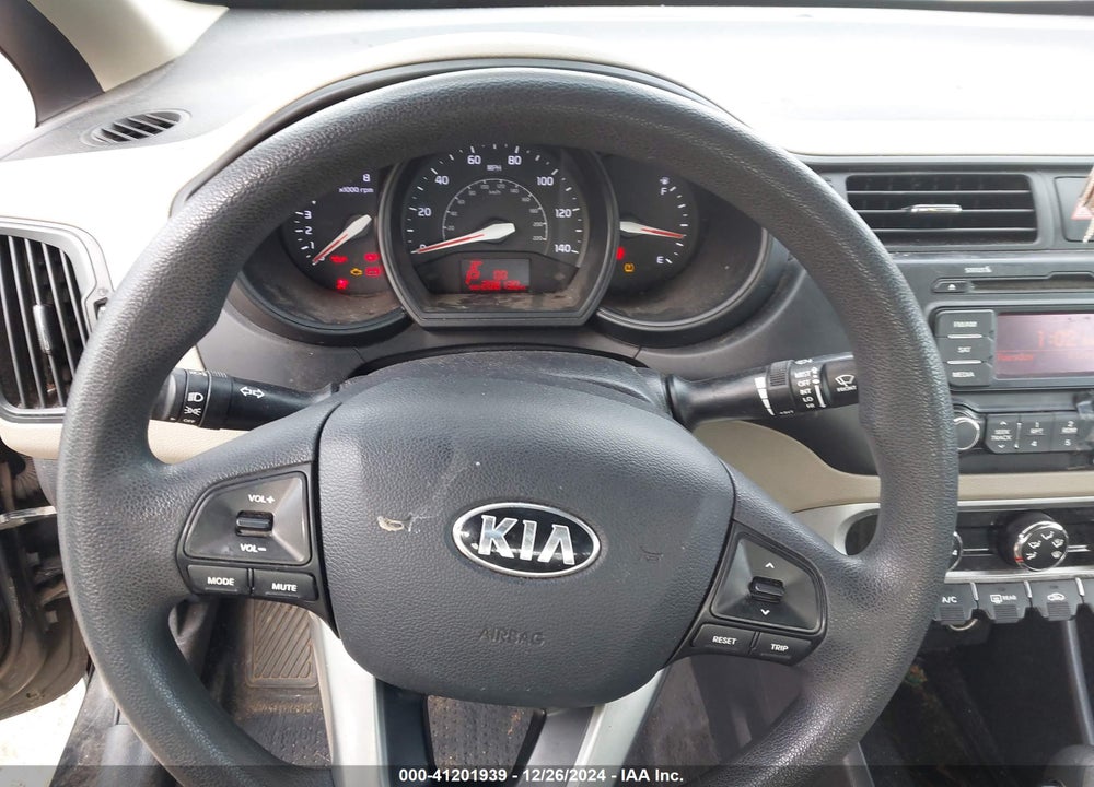 2013 KIA RIO VIN: KNADM4A38D6278442