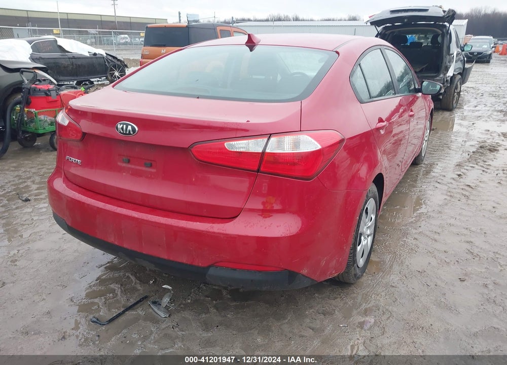2016 KIA FORTE VIN: KNAFK4A61G5567178