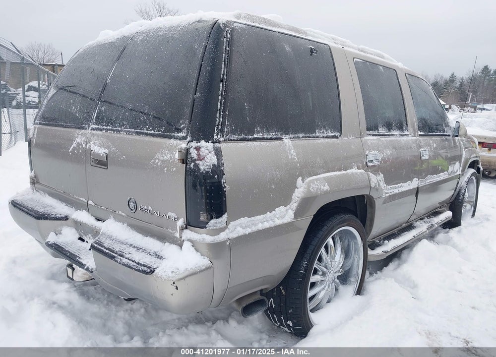 2000 CADILLAC ESCALADE STANDARD VIN: 1GYEK13R4YR144703