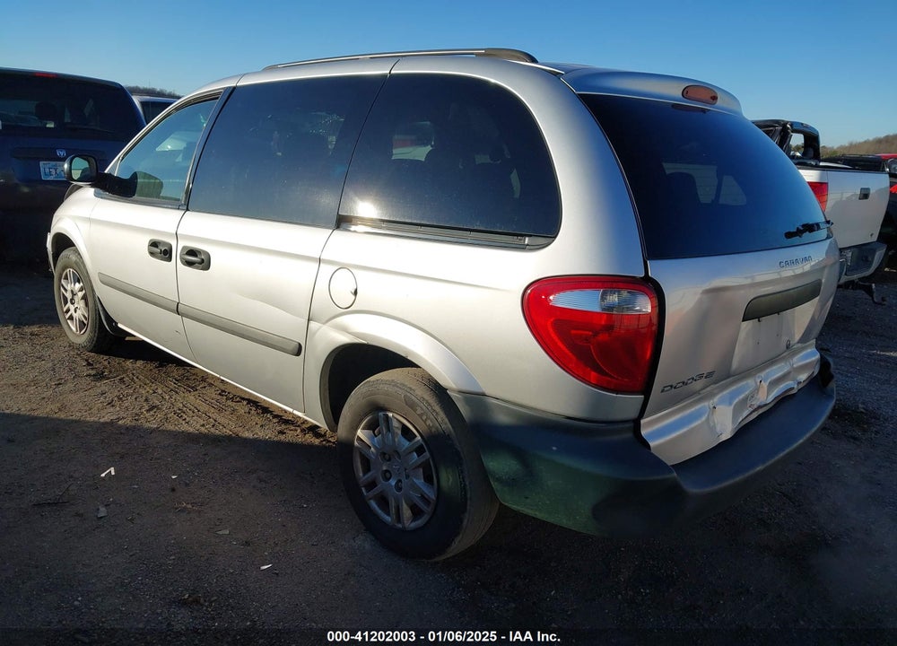 2007 DODGE CARAVAN SE VIN: 1D4GP25R97B238461