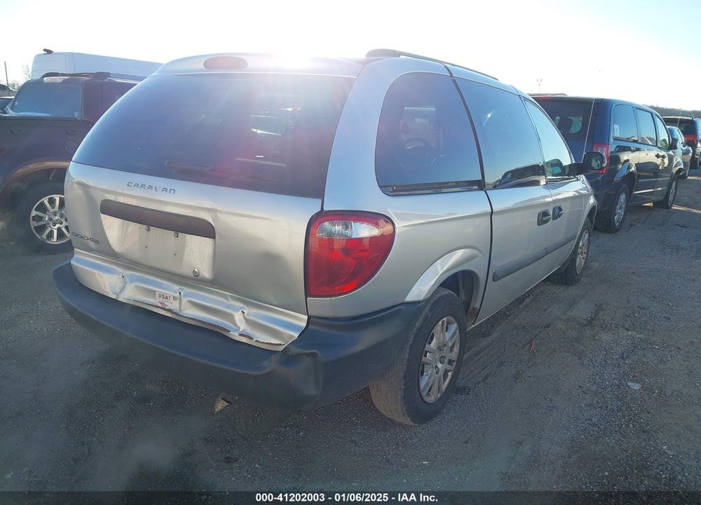 2007 DODGE CARAVAN SE VIN: 1D4GP25R97B238461