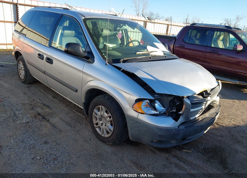 2007 DODGE CARAVAN SE VIN: 1D4GP25R97B238461