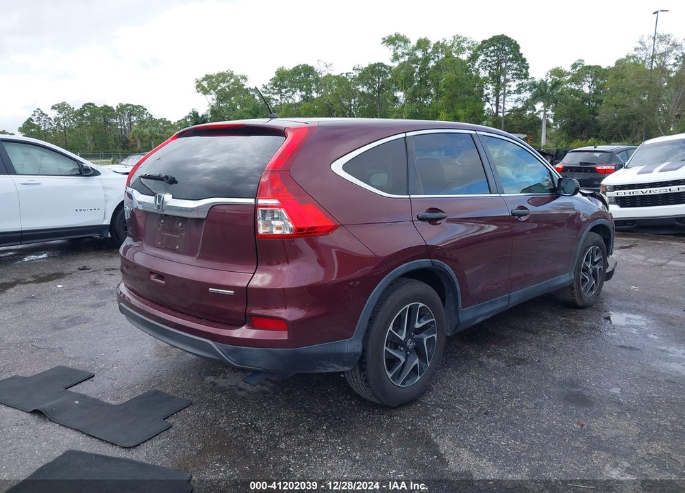 2016 HONDA CR-V VIN: 5J6RM3H43GL027183