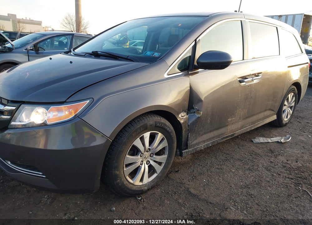 2015 HONDA ODYSSEY EX-L VIN: 5FNRL5H61FB110408