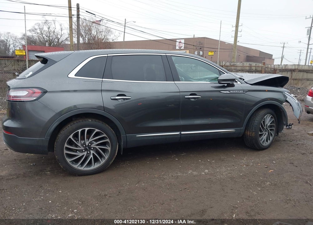 2019 LINCOLN NAUTILUS RESERVE VIN: 2LMPJ8L93KBL42922