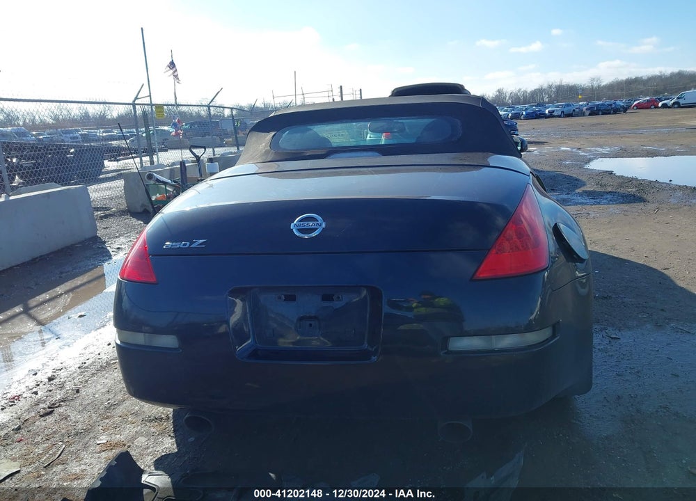 2006 NISSAN 350Z TOURING VIN: JN1AZ36A26M458431